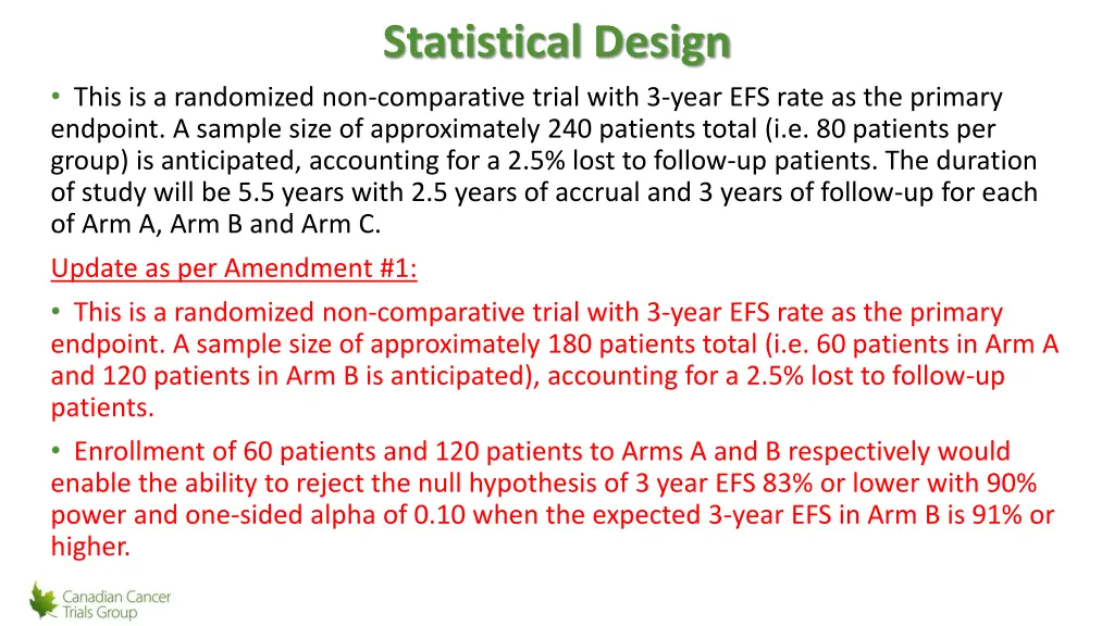 statistical design