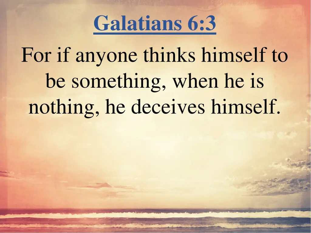 galatians 6 3