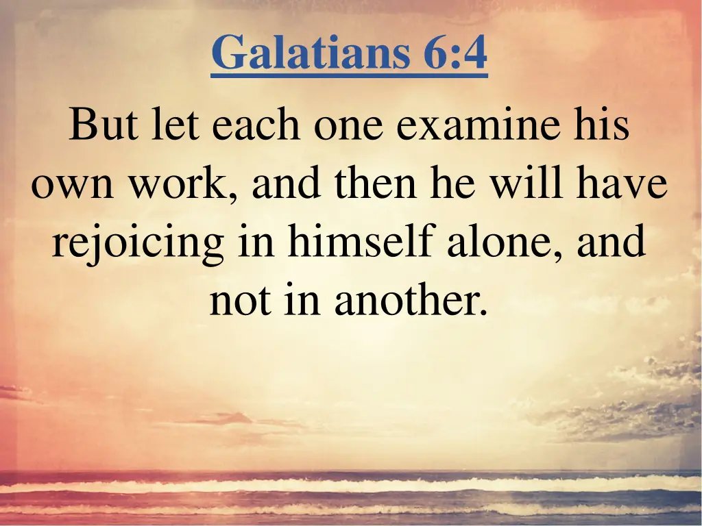 galatians 6 4