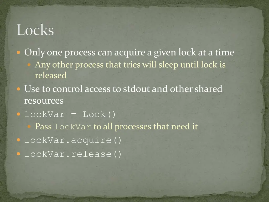 locks