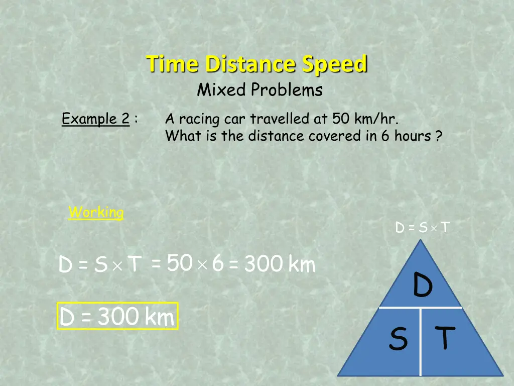 time distance speed mixed problems a racing