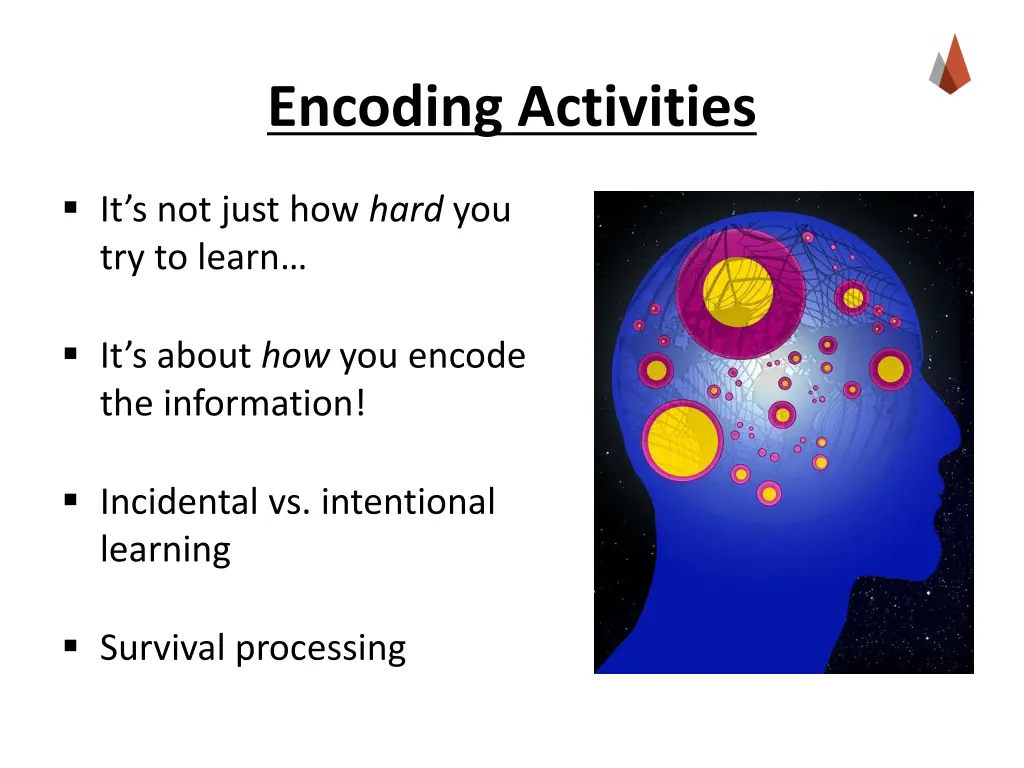 encoding activities