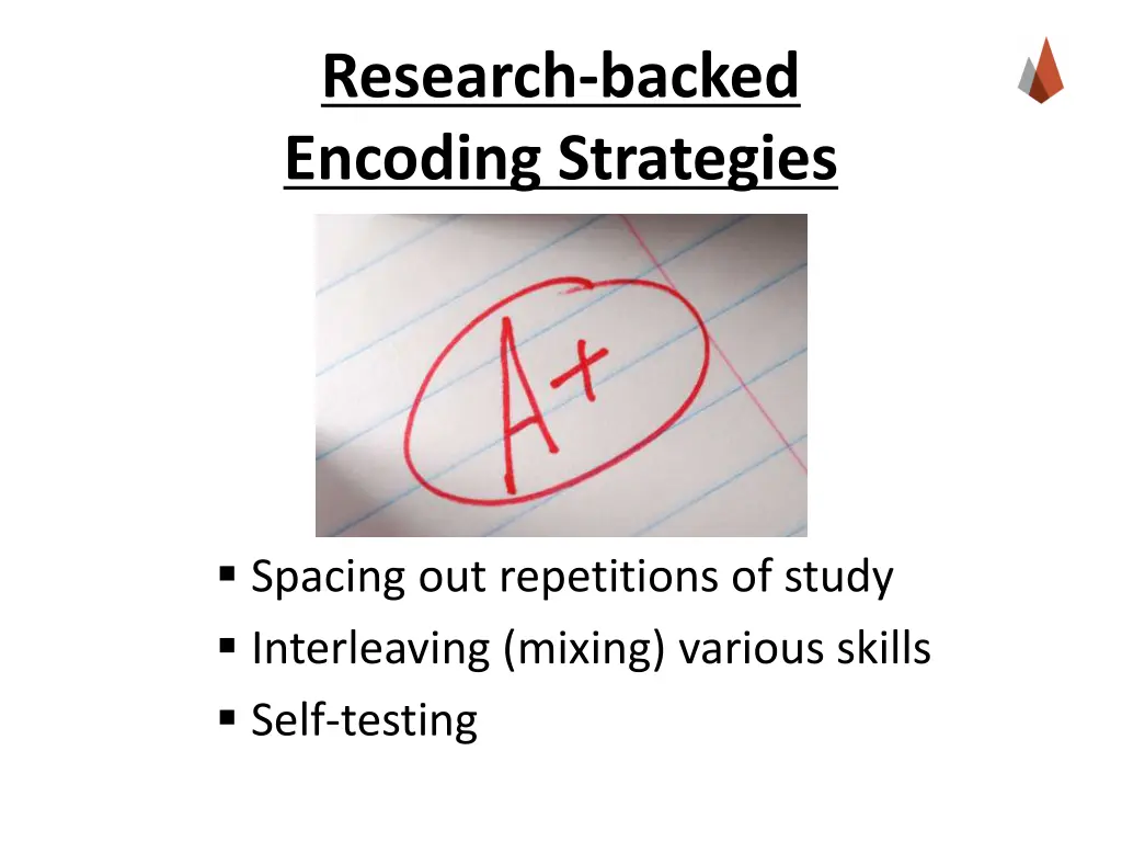 research backed encoding strategies