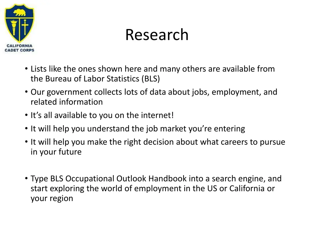 research