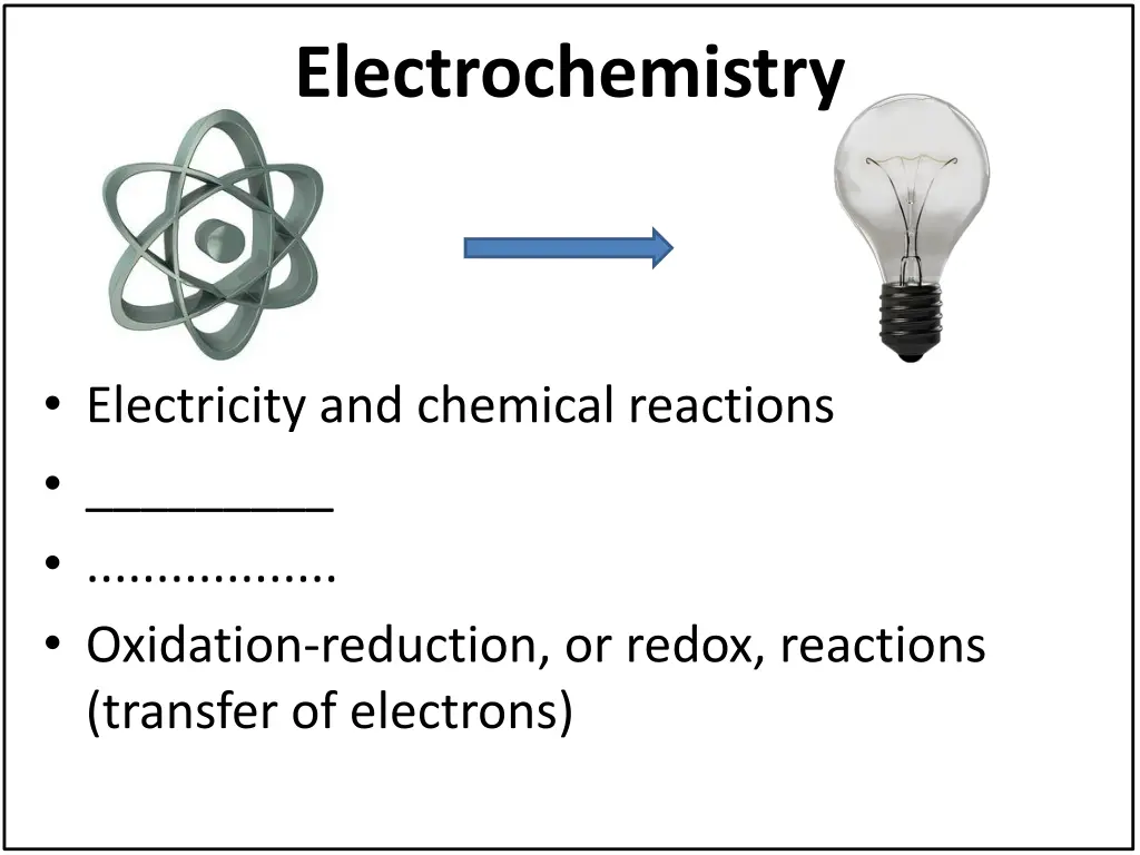electrochemistry