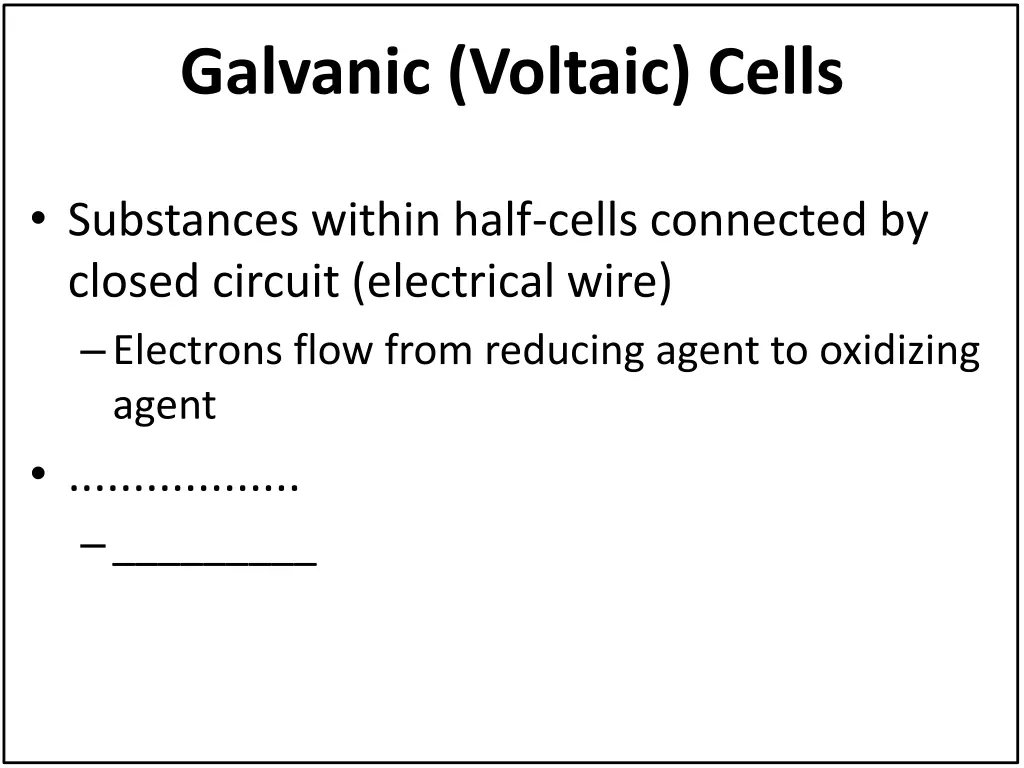 galvanic voltaic cells 1
