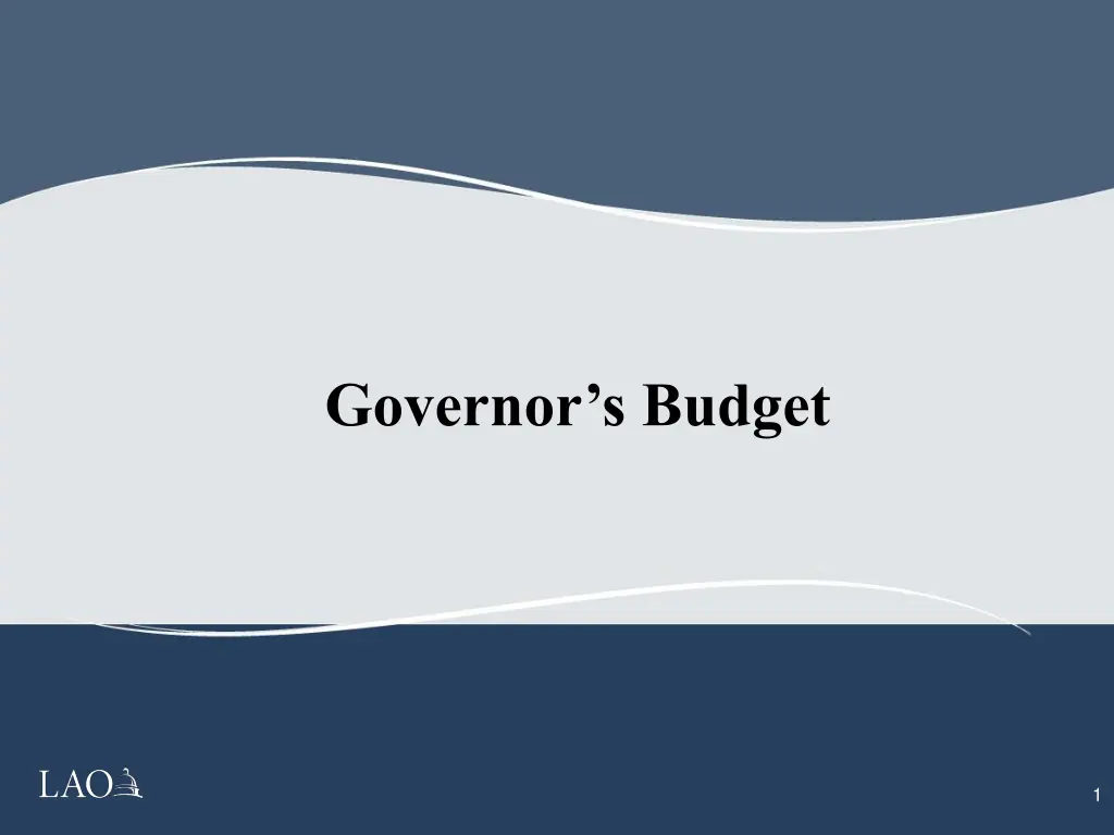 governor s budget