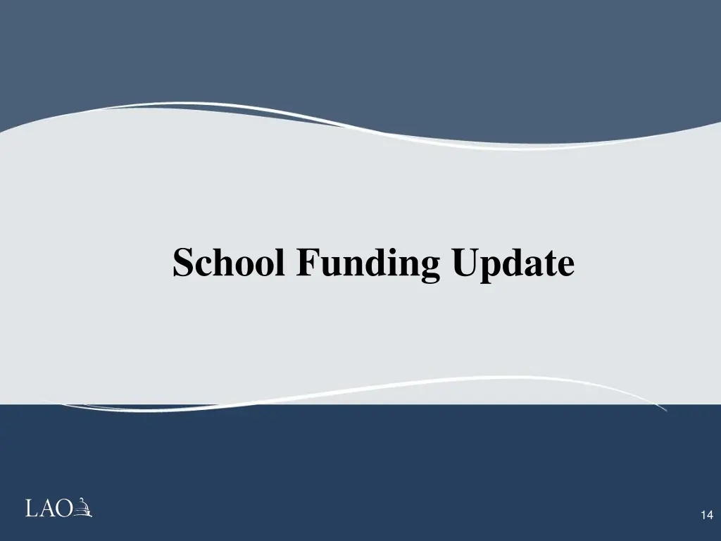 school funding update