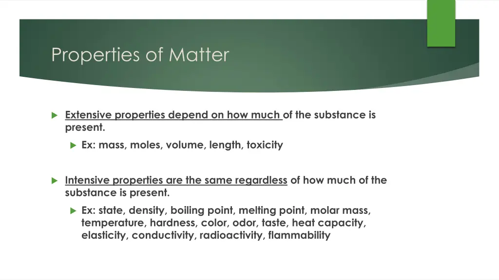 properties of matter 2