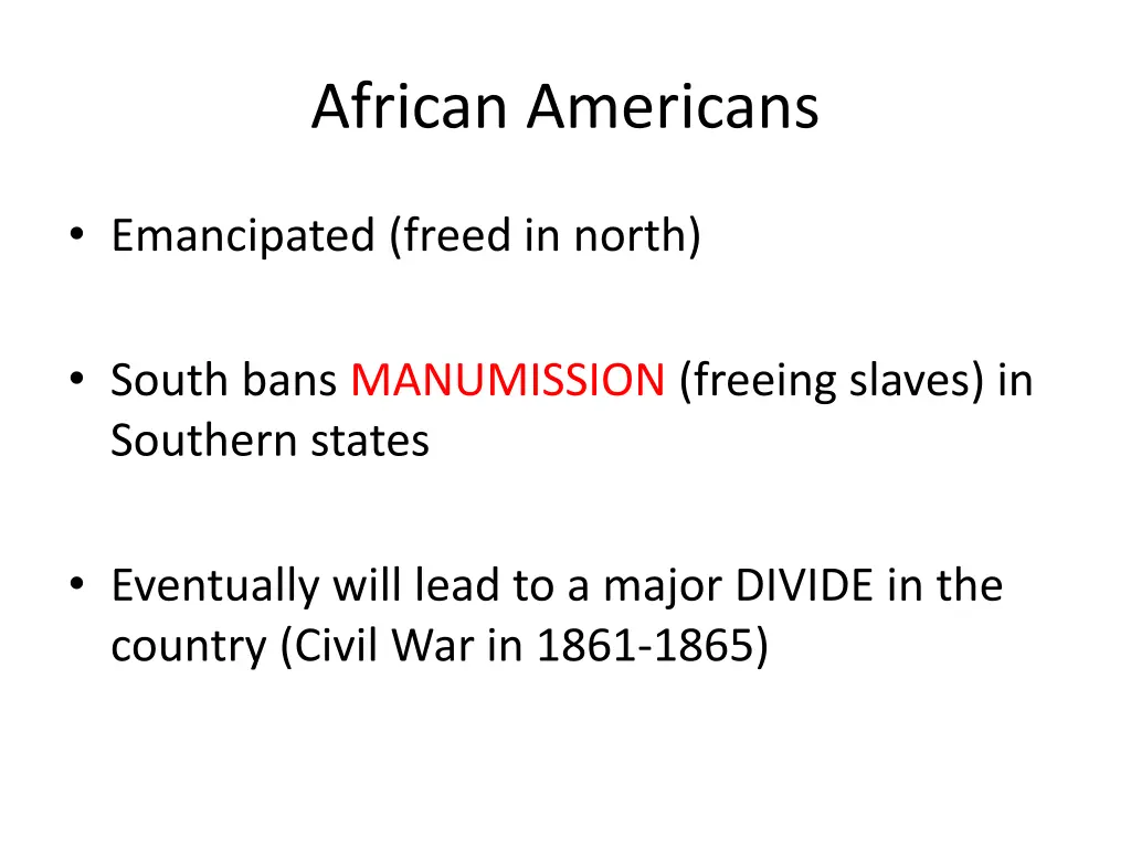 african americans