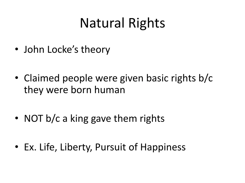 natural rights