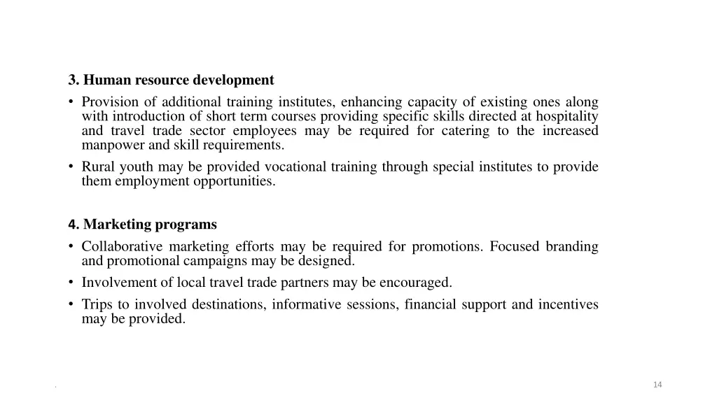 3 human resource development provision