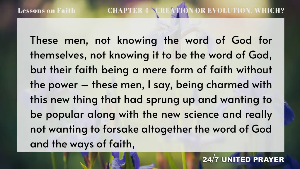lessons on faith 15