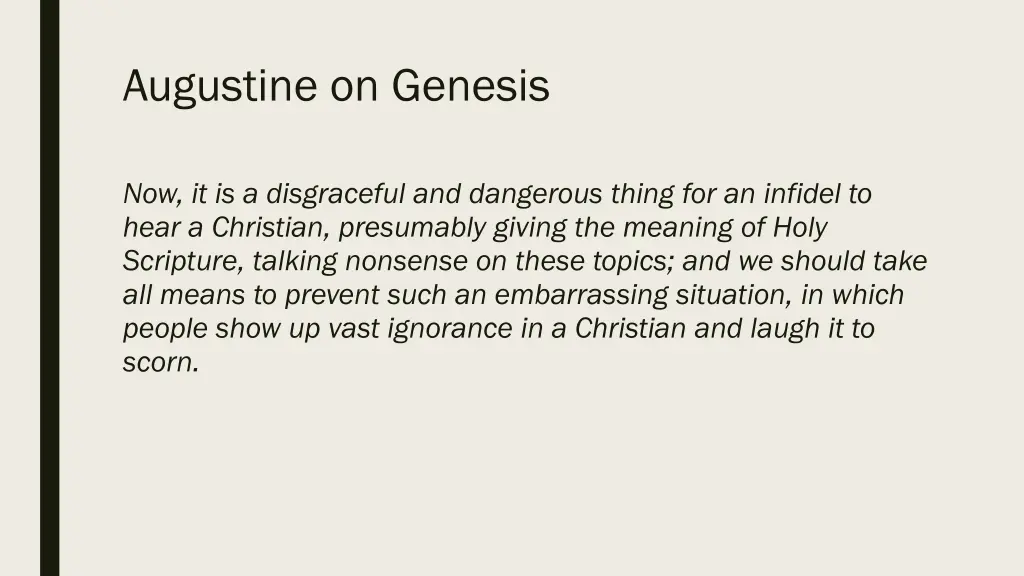 augustine on genesis 1