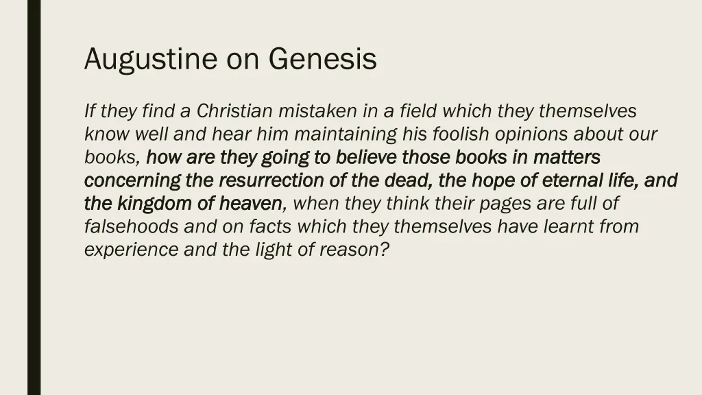 augustine on genesis 3
