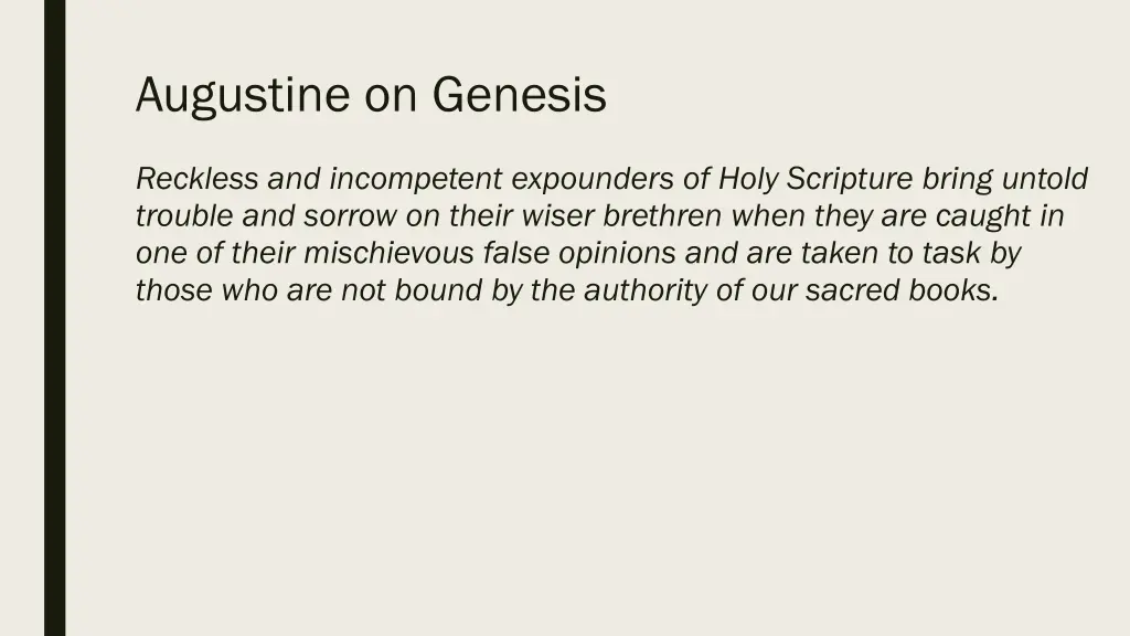 augustine on genesis 4