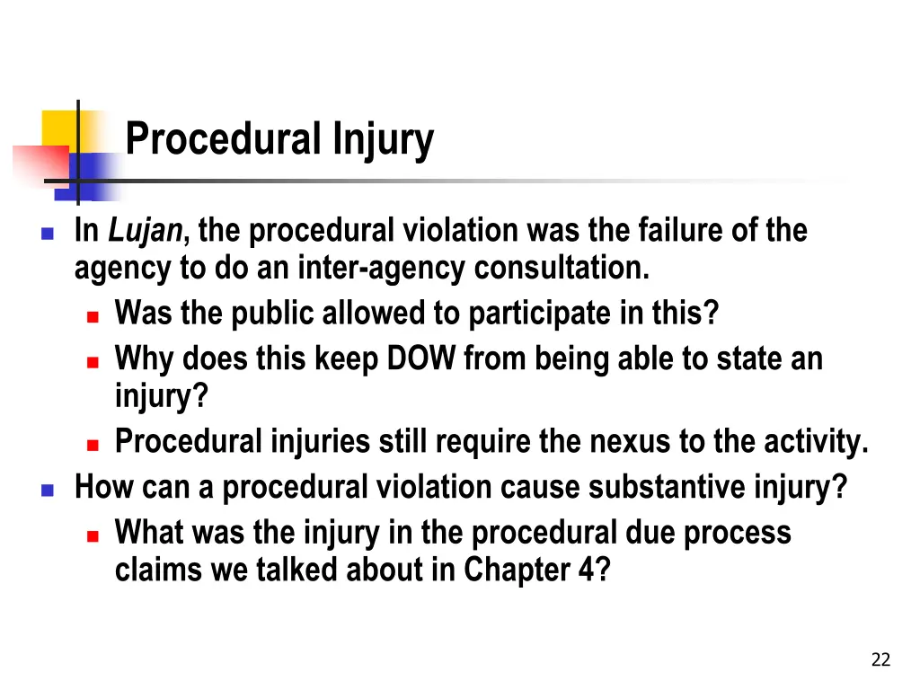 procedural injury
