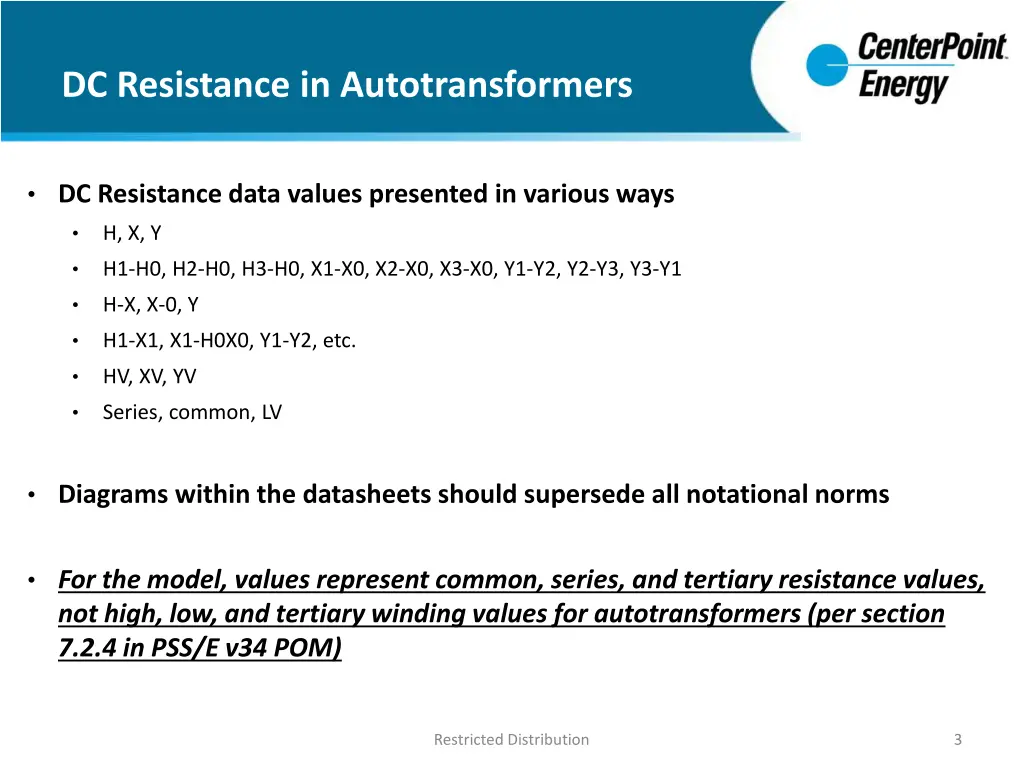 dc resistance in autotransformers