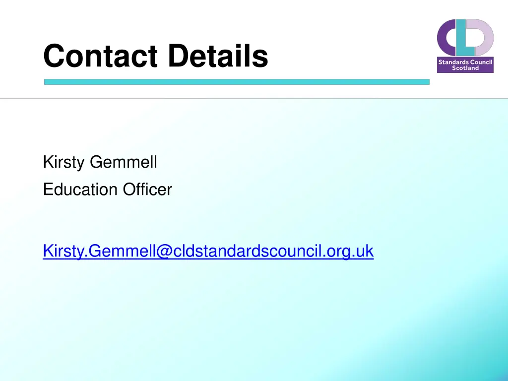 contact details