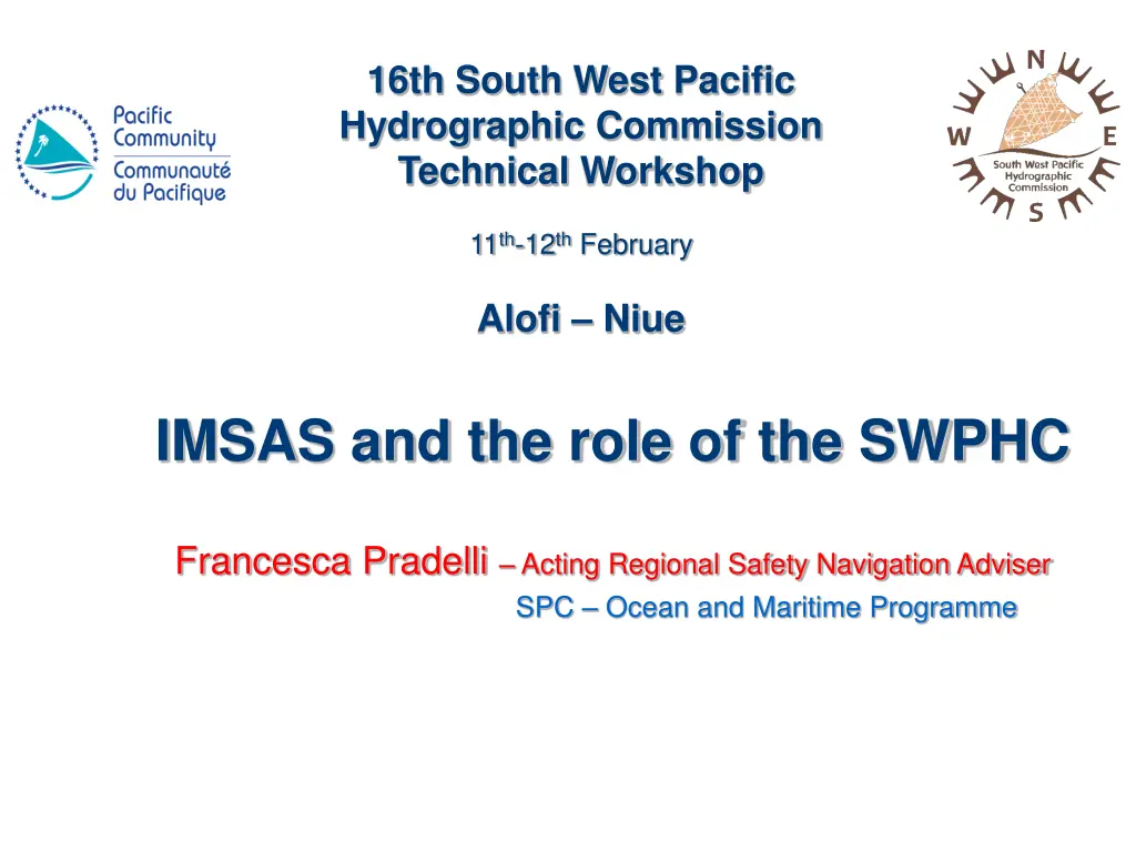 16th south west pacific hydrographic commission