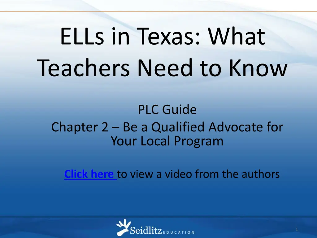 ells in texas what teachers need to know