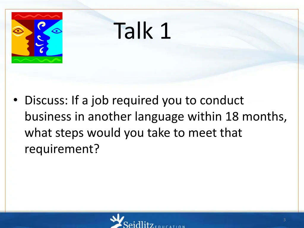 talk 1