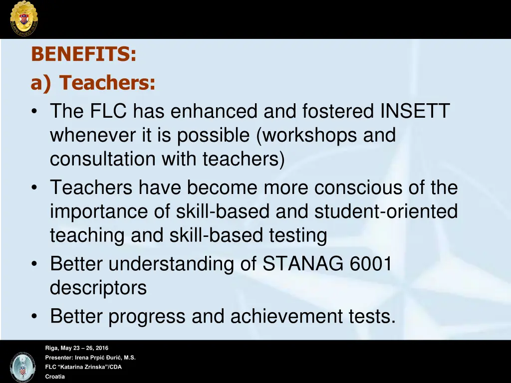 benefits a teachers the flc has enhanced