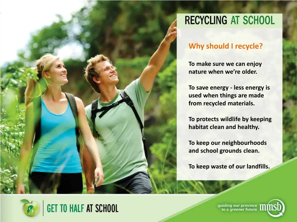 why should i recycle