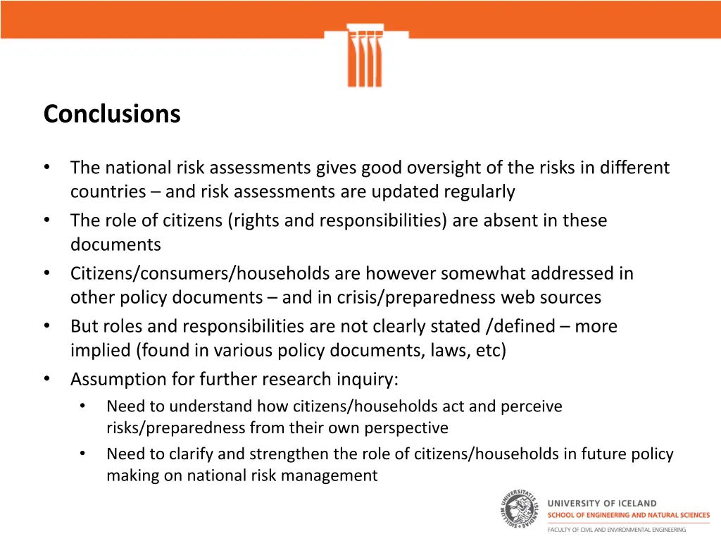 conclusions