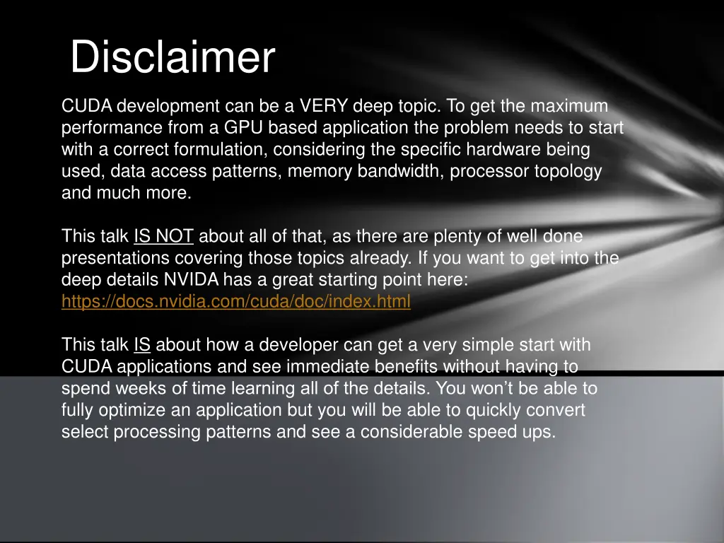 disclaimer