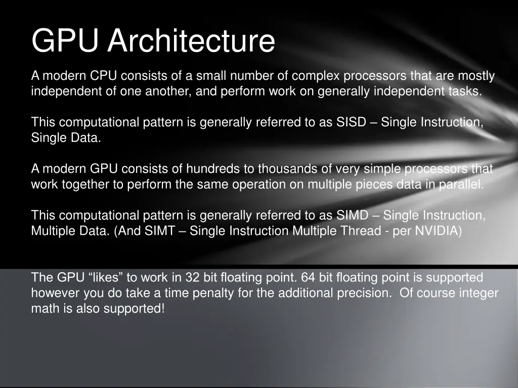 gpu architecture