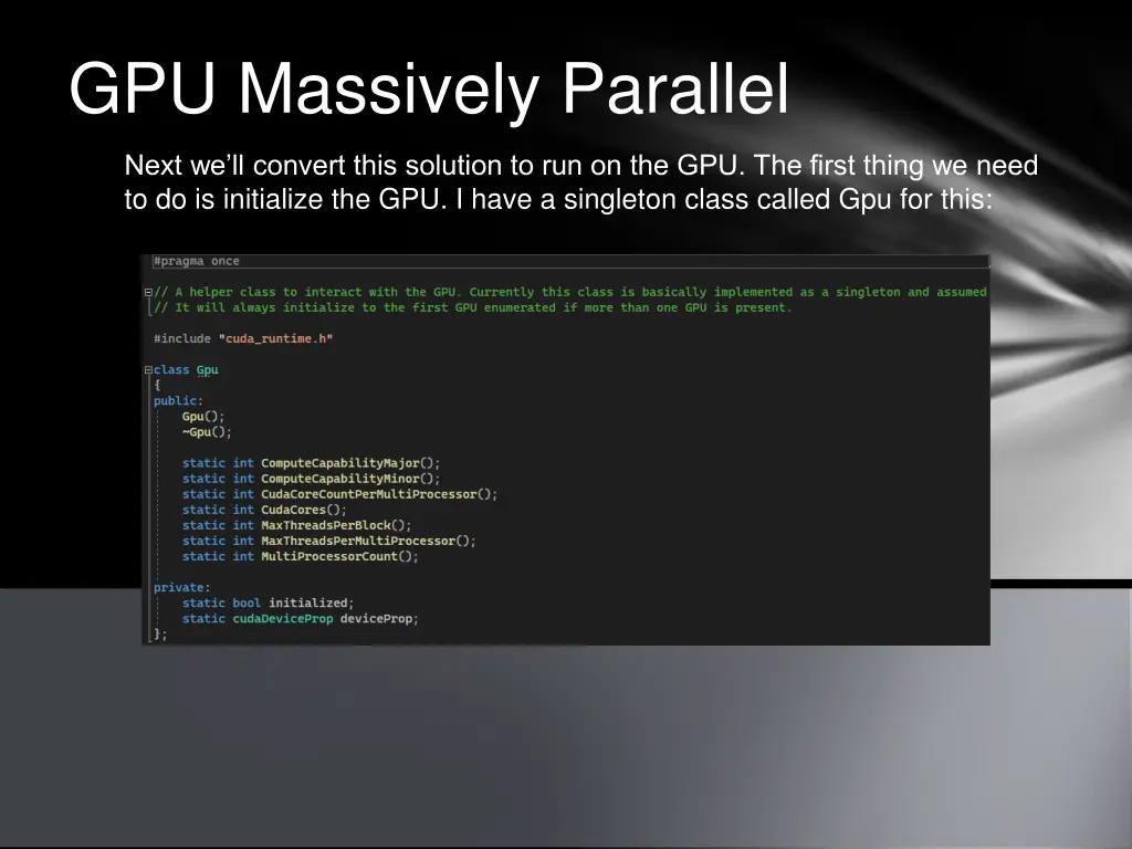 gpu massively parallel