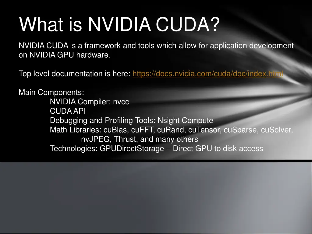 what is nvidia cuda