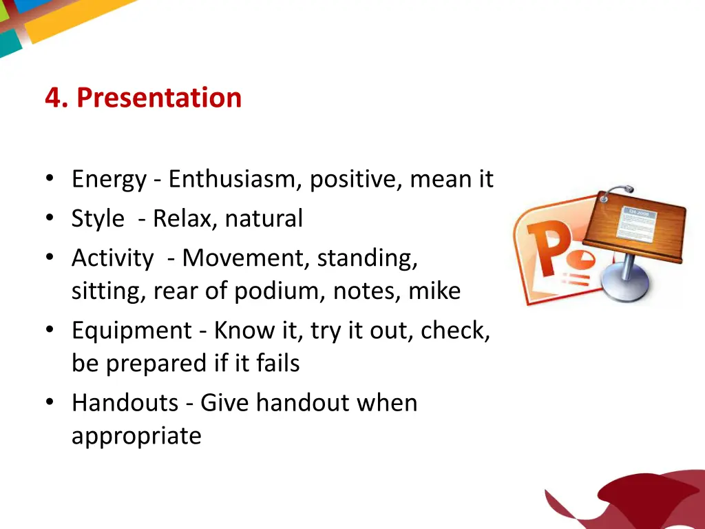 4 presentation
