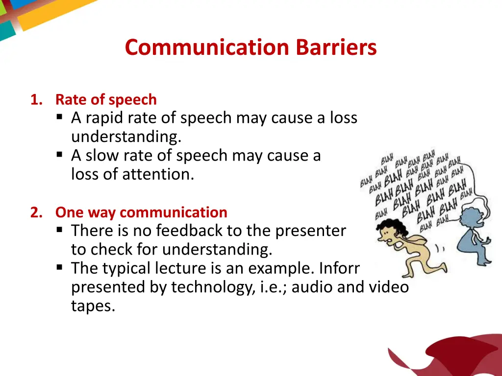 communication barriers