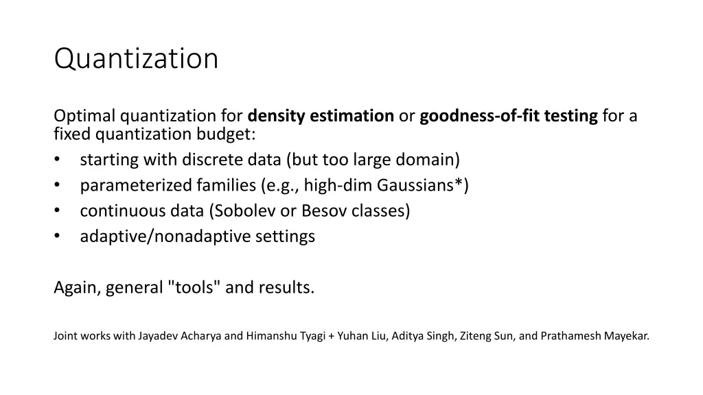 quantization