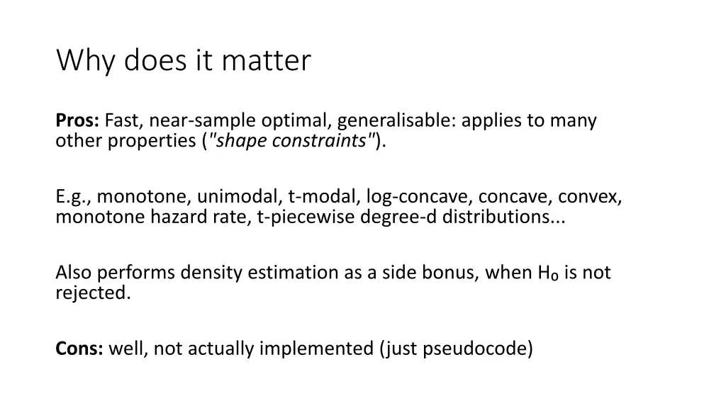 why does it matter