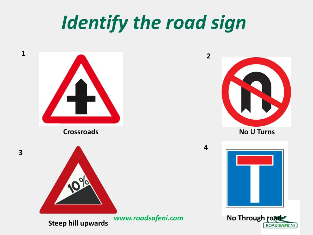 identify the road sign 2