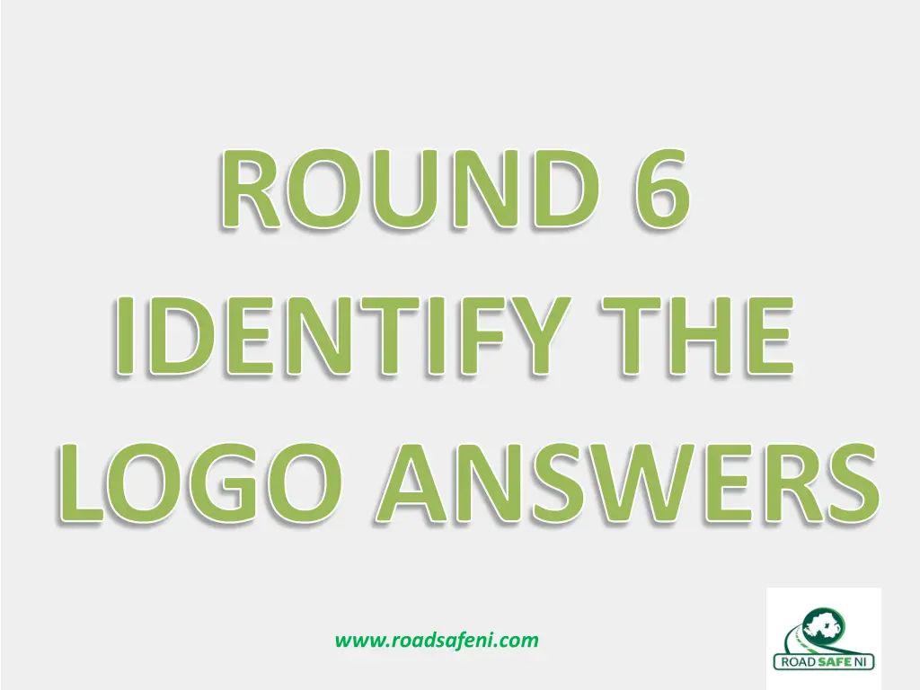round 6 identify the logo answers