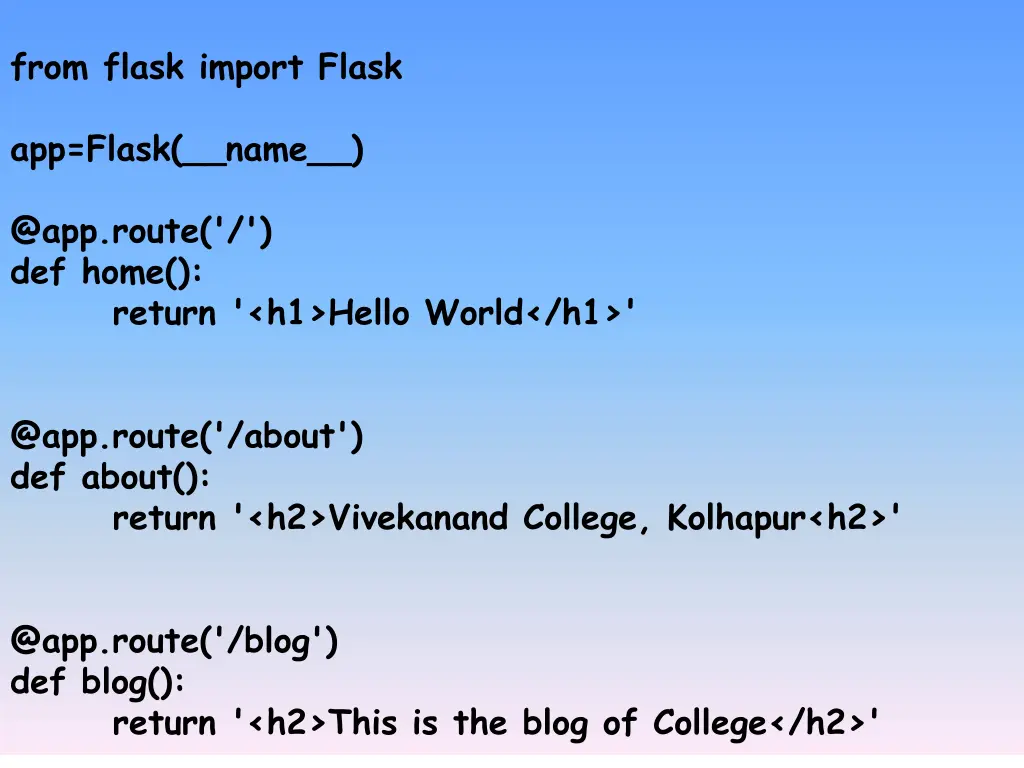 from flask import flask