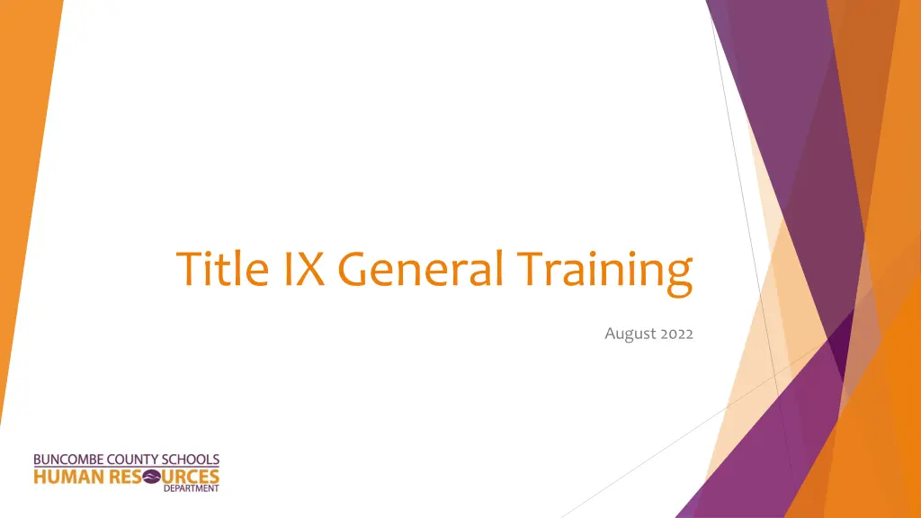 title ix general training