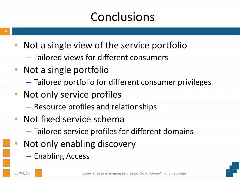 conclusions