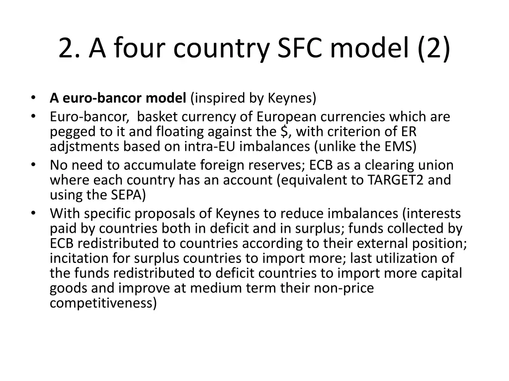 2 a four country sfc model 2
