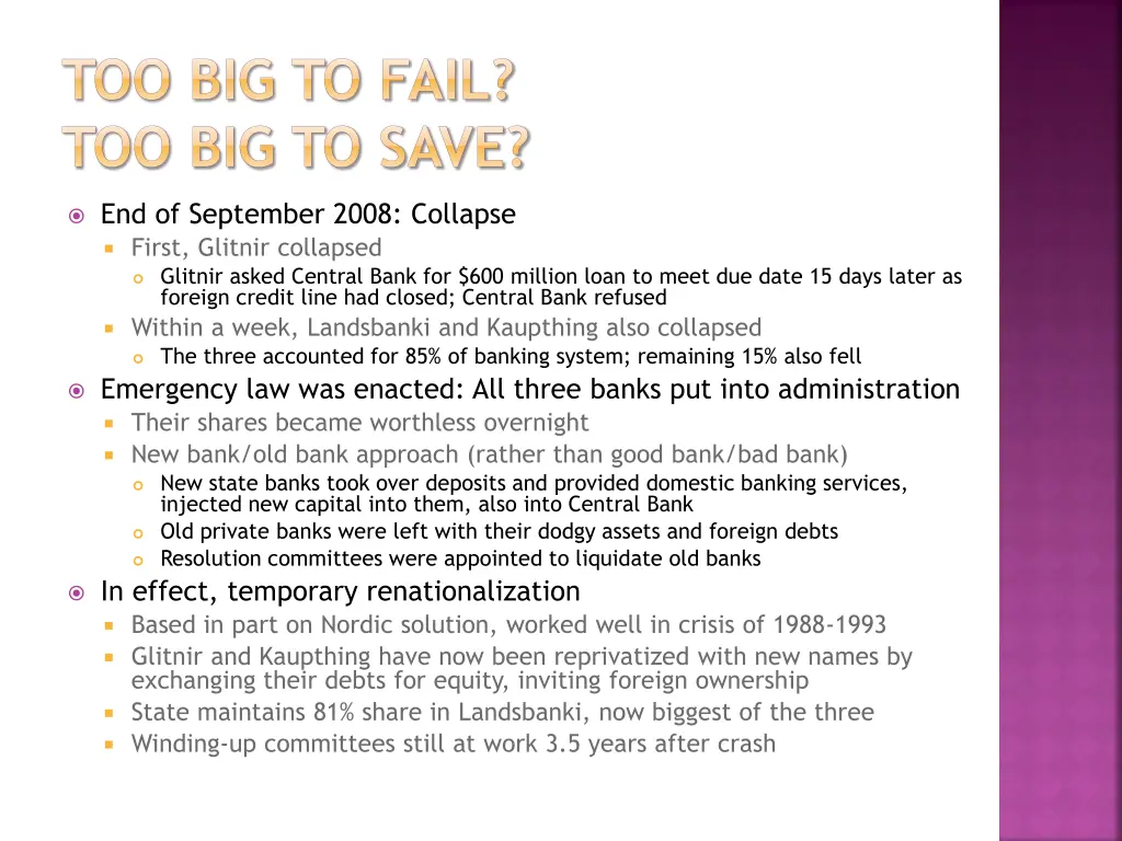 too big to fail too big to save