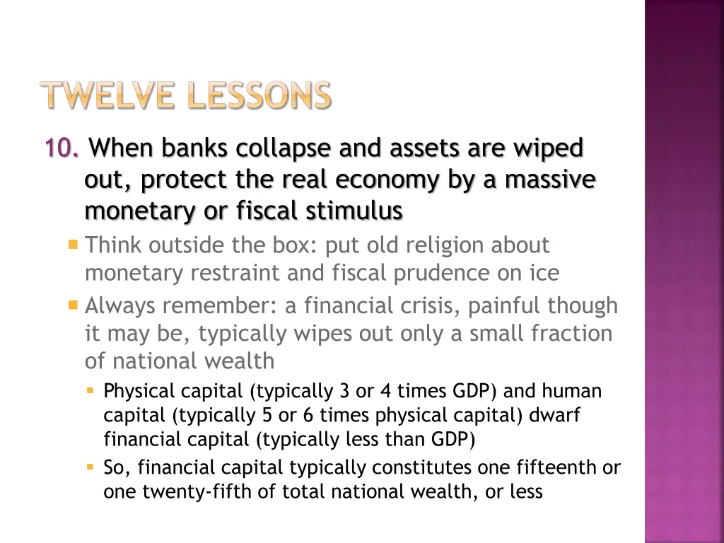 twelve lessons 4