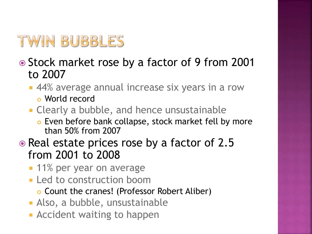 twin bubbles