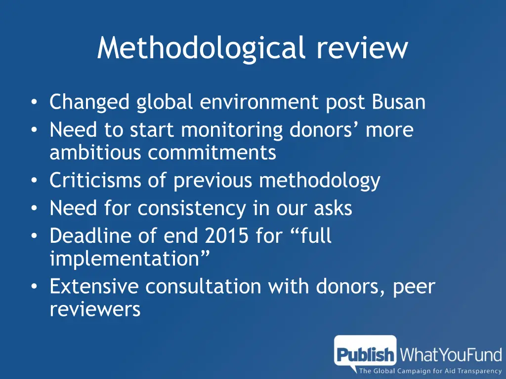 methodological review