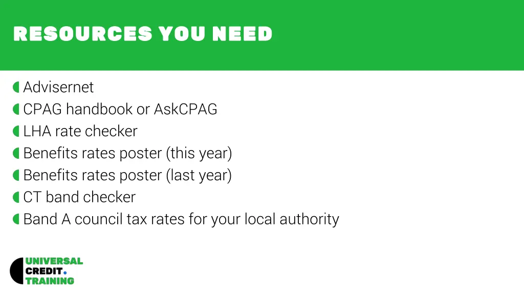 resources you need resources you need