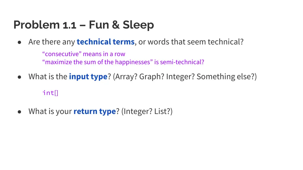 problem 1 1 fun sleep 3