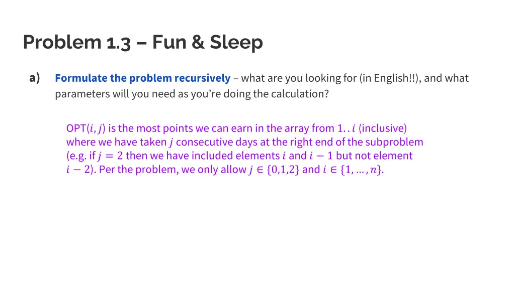 problem 1 3 fun sleep 3